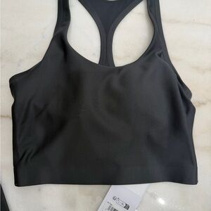 ALO Yoga Charcoal Sports Bra
